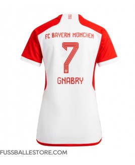 Günstige Bayern Munich Serge Gnabry #7 Heimtrikot Damen 2023-24 Kurzarm